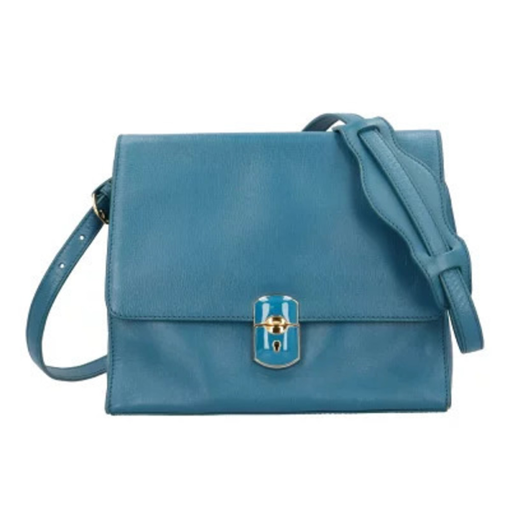 Balenciaga shoulder bag leather blue